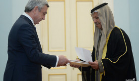 Newly-appointed UAE ambassador to Armenia presents his credentials to President