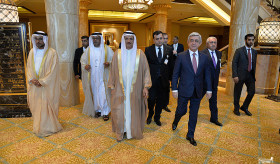 PRESIDENT SERZH SARGSYAN PARTICIPATED AT THE ARMENIAN-EMIRATES INVESTMENT FORUM